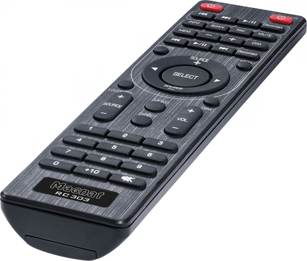 Magnat MC 400 Stereoforsterker med HDMI, nettverk og CD-spiller, svart.