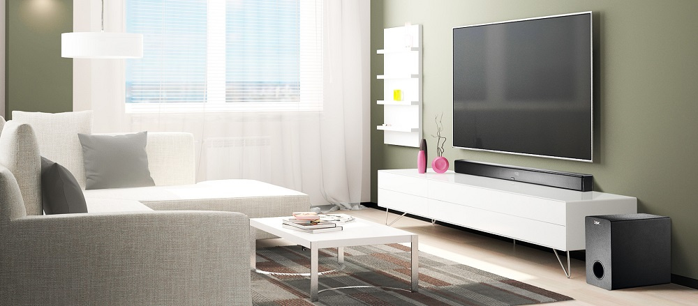 Magnat SBW250 soundbar med trådløs subwoofer, svart