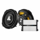 2-pakning JL Audio 10TW3-D4 med JD1000/1, 2x10 basspakke 2-pakning JL Audio 10TW3-D4 med JD1000/1, 2x10 basspakke