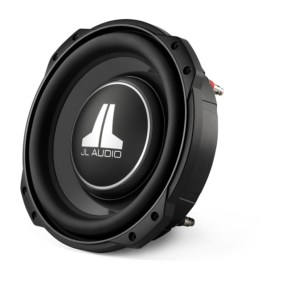 2-pakning JL Audio 10TW3-D8, slankt 10 tommers basselement