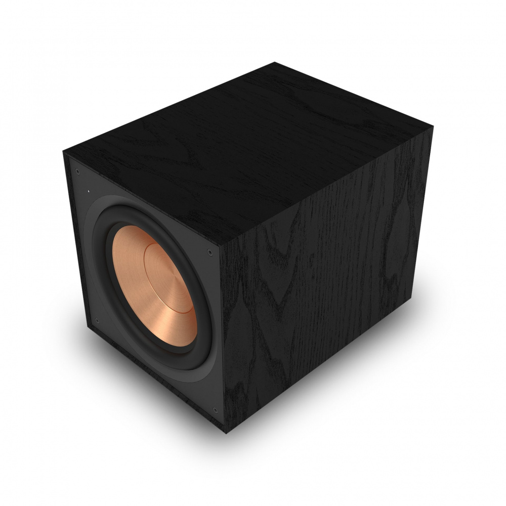 2-pakning Klipsch R-101SW aktiv subwoofer, svart