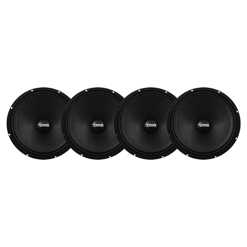 4-pakke DS18 8PRO400MR-4, 8 tommers midbass