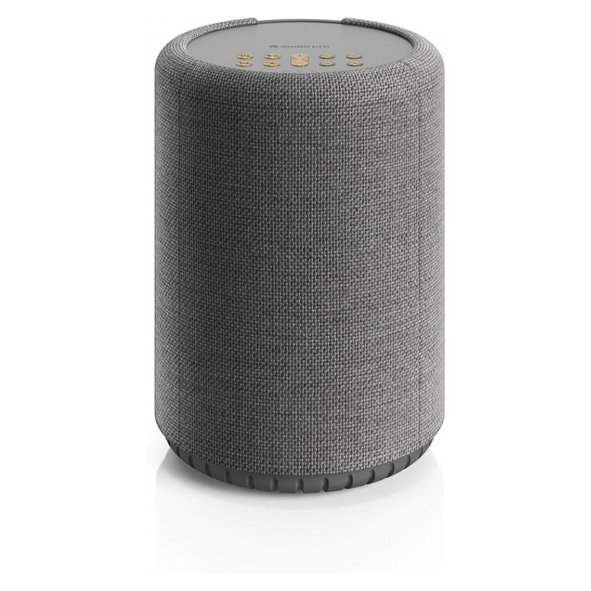 2-pakning Audio Pro A10 MKII W, kompakt multirom-høyttaler med WiFi, mørkegrå
