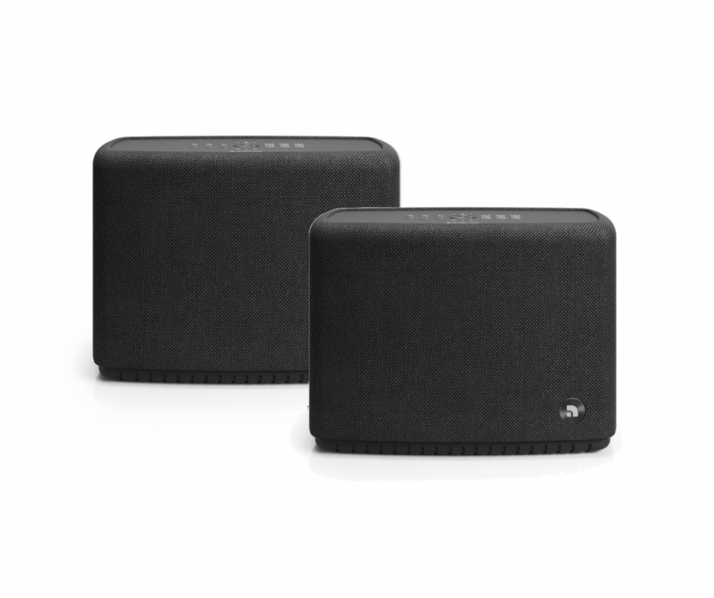 2-pakning Audio Pro A15 W bærbar Wifi-høyttaler, svart