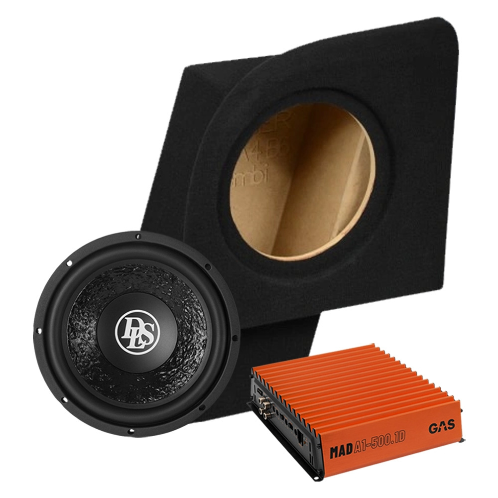 Basspakke med DLS PE10.D2 til Audi A4 Avant B6 00-06