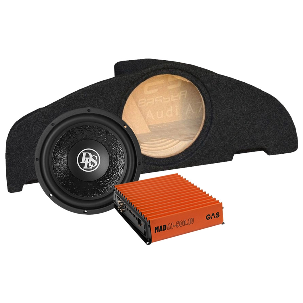 Basspakke med DLS PE10.D2 til Audi A7 2010-2018