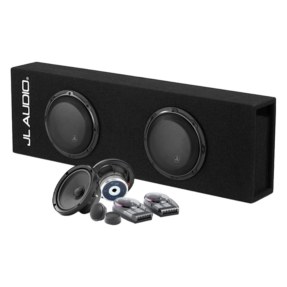 JL Audio ACP208LG-W3v3 komplett pakke med C6-650 kitsystem