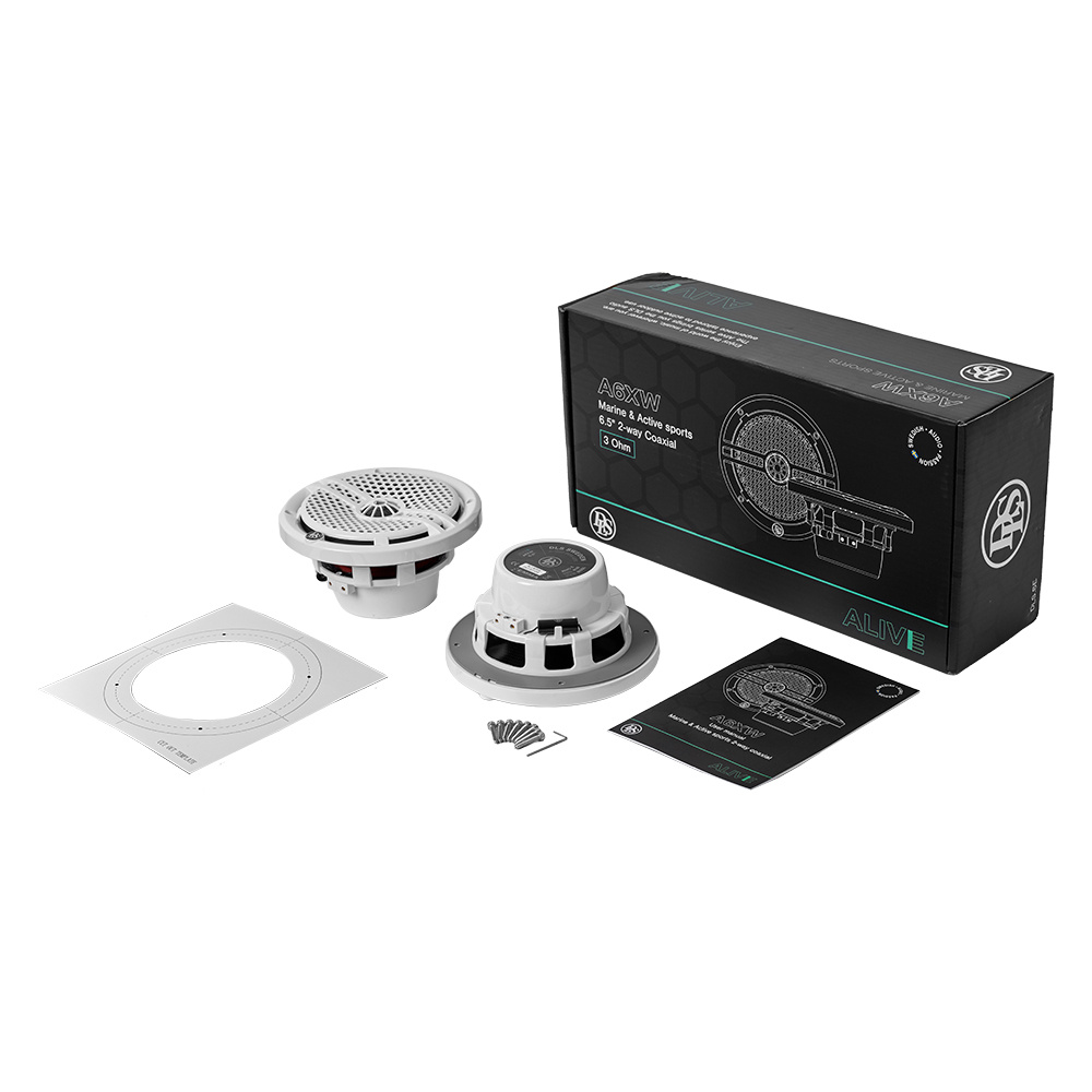 DLS Alive AMR30D & 2 par Alive A6XW, marinepakke