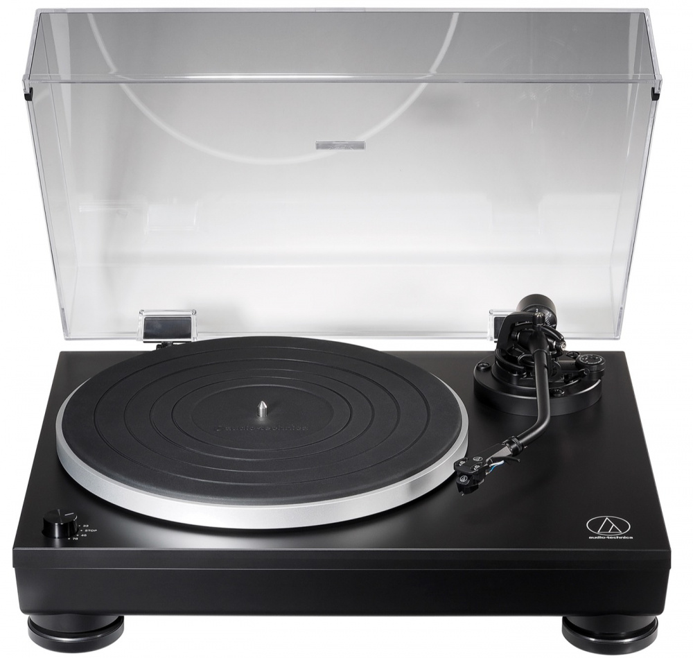 Audio Technica AT-LP5X med svarte Klipsch R-51PM, vinylspillerpakke