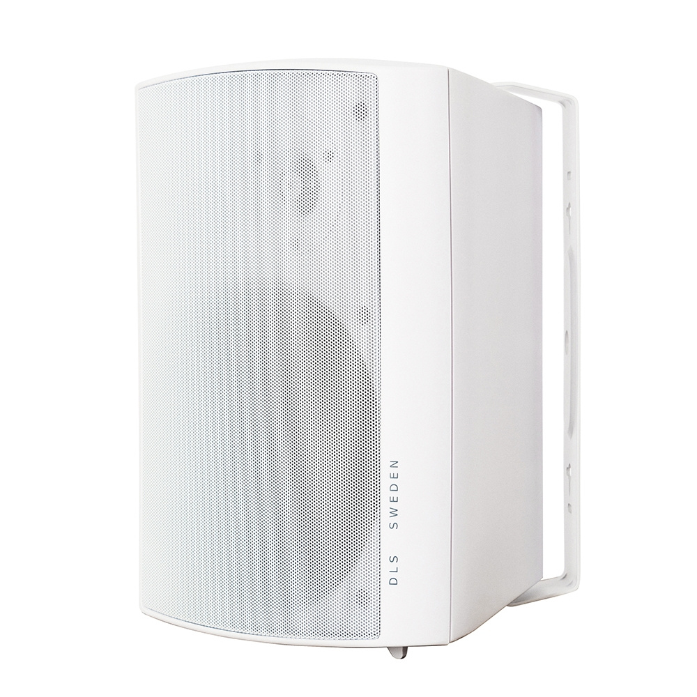 2 par DLS MB6i i hvitt med Fosi Audio BT20 Max, multiromspakke