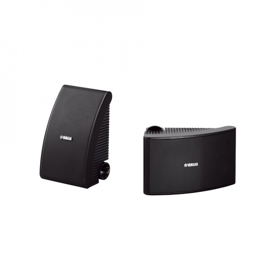 Yamaha NS-AW392 i svart med Fosi Audio BT20A Max, utendørspakke