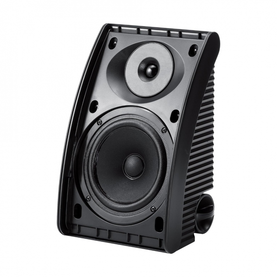 Yamaha NS-AW392 i svart med Fosi Audio BT20A Max, utendørspakke