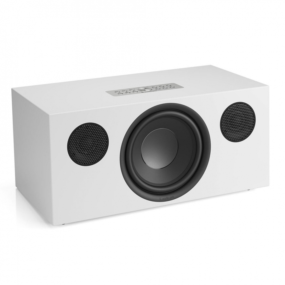 Audio Pro C20 W med SW10, aktivt høyttalerpakke i hvitt