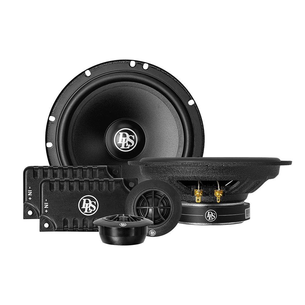 JL Audio CP212-W0v3 med RA1200W, KD-X382BT og DLS-høyttalere, komplett pakke