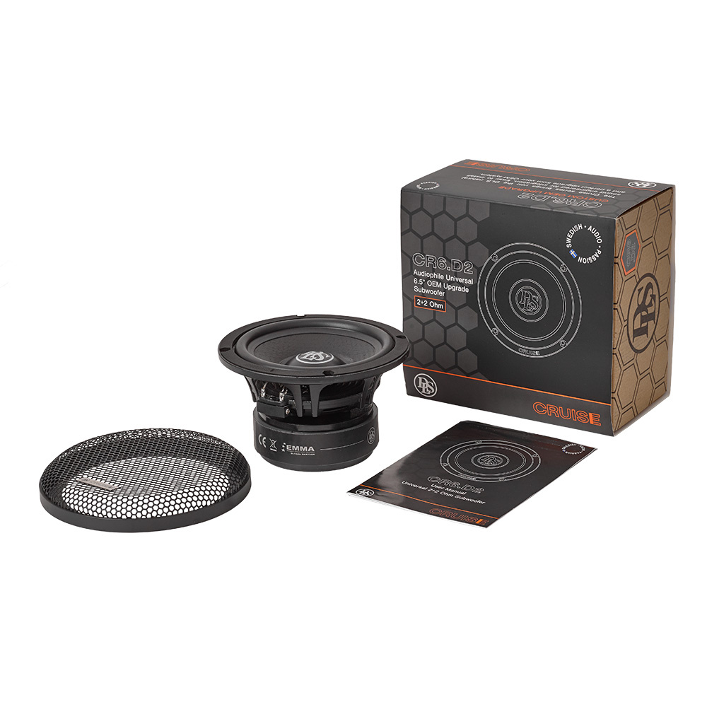 2-pakning DLS Cruise CR6.D2, 6.5 tommers bass