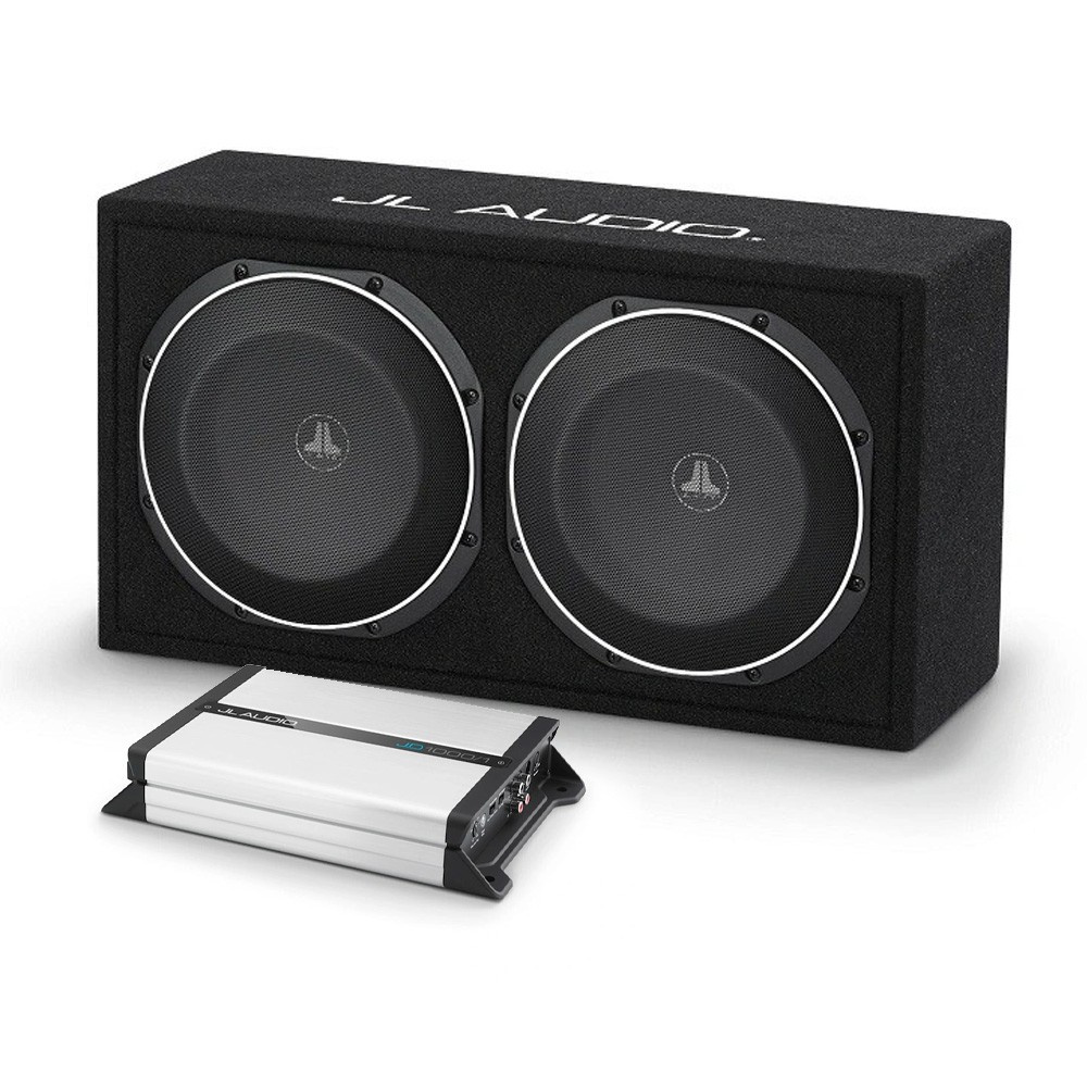 JL Audio CS210LG-TW1 med JL Audio JD1000/1, basspakke med 2x10 tommer