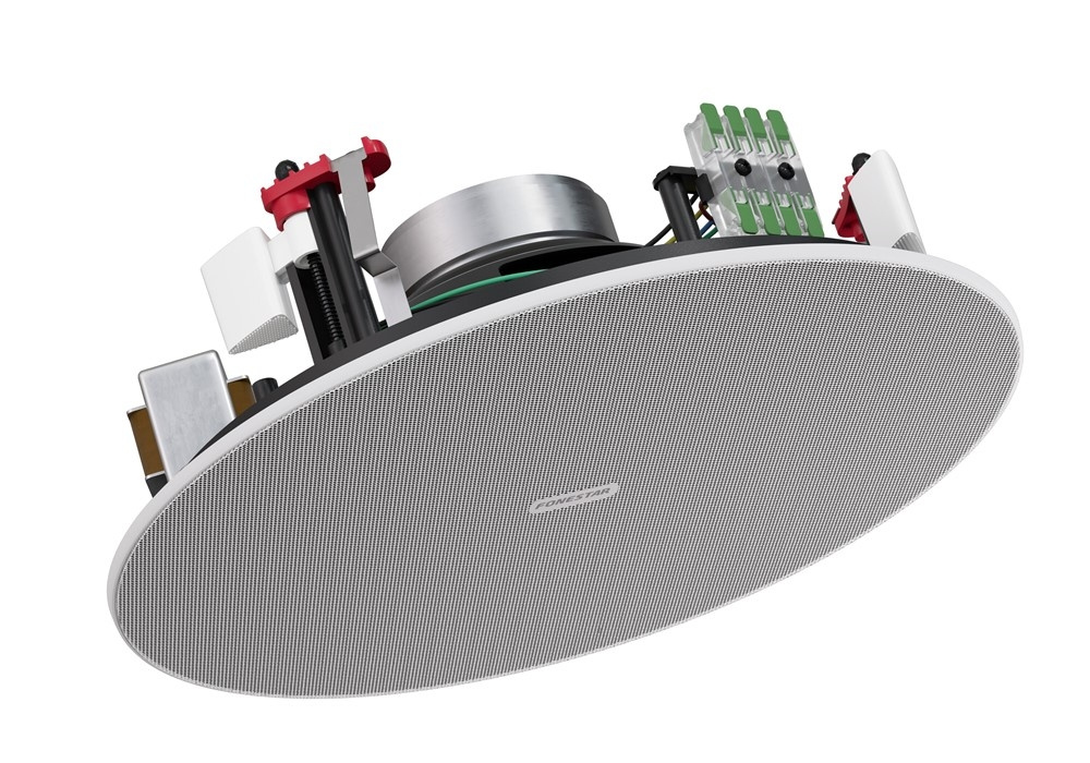 Dayton Audio DA40T med 4 stk Fonestar Sky-8T, kommersielt 100V-pakke