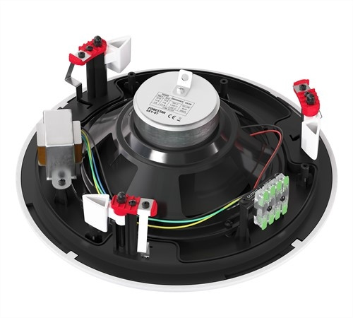 Dayton Audio DA40T med 4 stk Fonestar Sky-8T, kommersielt 100V-pakke