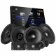 Kenwood DMX129BT & DLS PA front- og baksystem, bilstereopakke Kenwood DMX129BT & DLS PA front- og baksystem, bilstereopakke