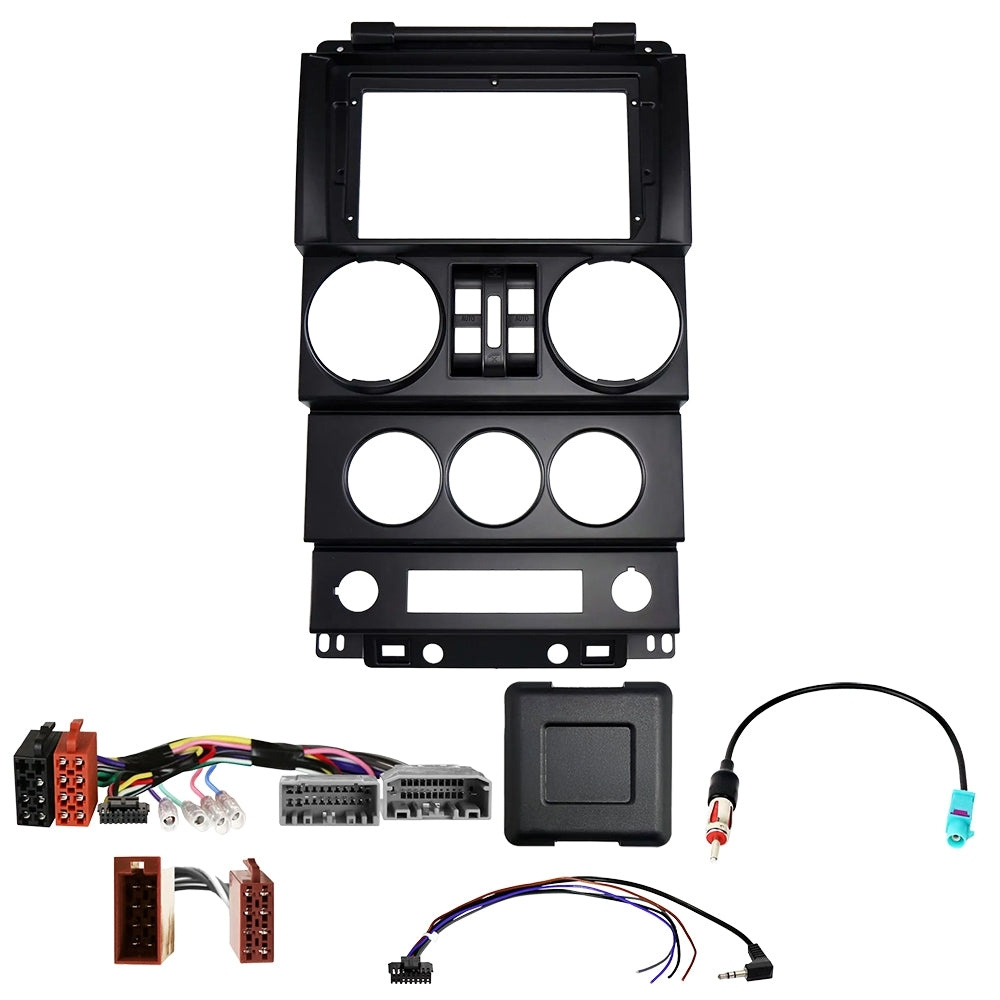 Kenwood DMX80AXS bilstereopakke til Jeep Wrangler 4-dörrars 2007-2010