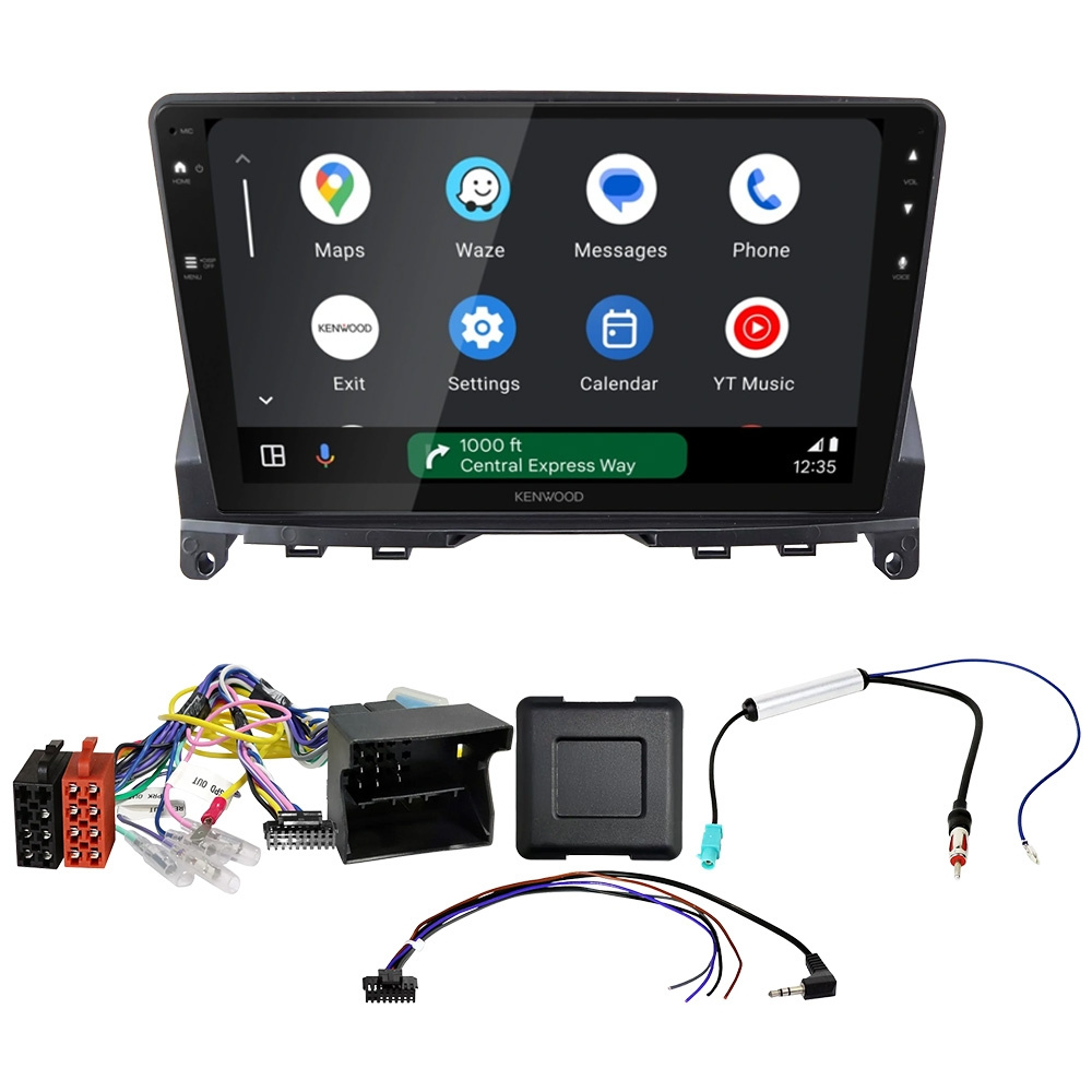 Kenwood DMX80AXS bilstereopakke til Mercedes C-Class W204 2007-2011