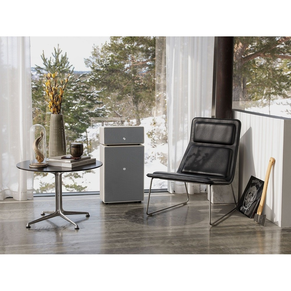 2-pakning Audio Pro Drumfire II W Wi-Fi-høyttalere med Google Cast & AirPlay 2, hvit