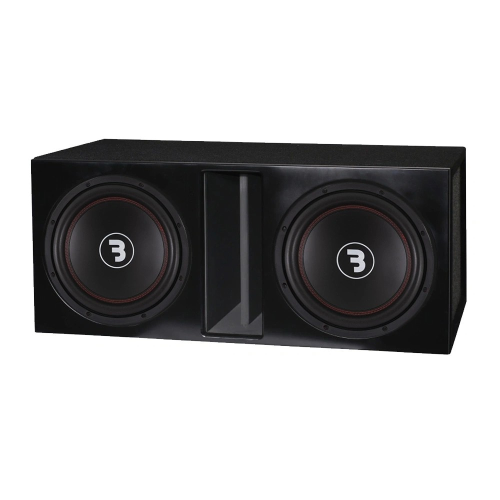 Bass Habit E300D1 i bassreflekskasse med SP21001FR, 2x12-basspakke