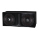 Bass Habit E300D1 i bassreflekskasse med SP21001FR, 2x12-basspakke Bass Habit E300D1 i bassreflekskasse med SP21001FR, 2x12-basspakke