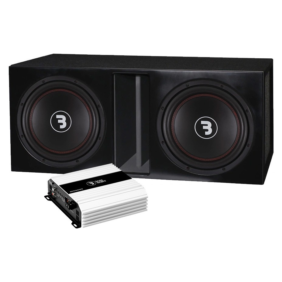 Bass Habit E300D2 i portet kasse med SP31001FR, 2x12-basspakke