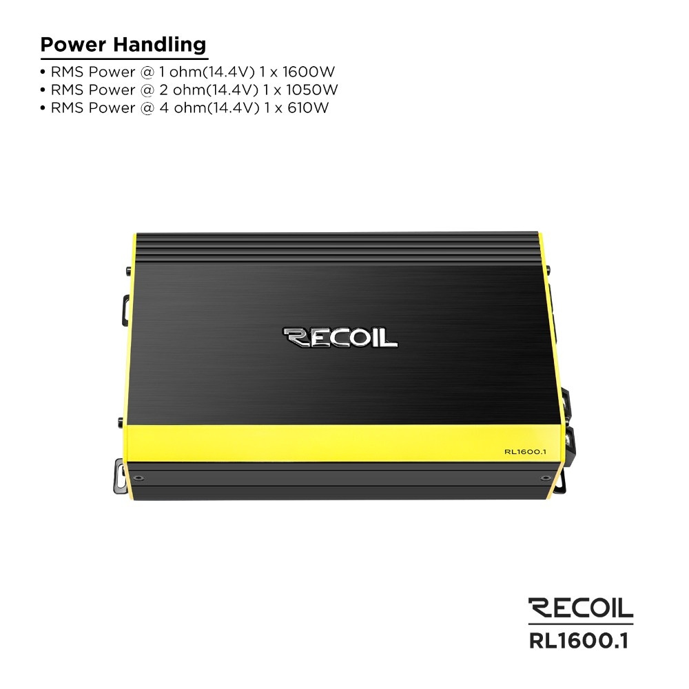 EDGE EDP122SPL-E3 med Recoil RL1600.1, 1x12