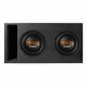 Portet 2x12 tommers Comp-kasse med 2 stk EDGE EDX12D2-E3 Portet 2x12 tommers Comp-kasse med 2 stk EDGE EDX12D2-E3