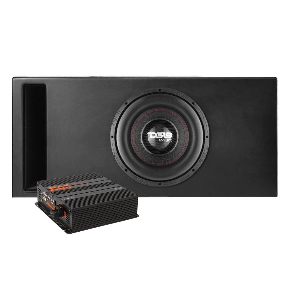 DS18 EXL-XX12.4DHE i portet Comp-kasse med forsterker, 1x12 basspakke