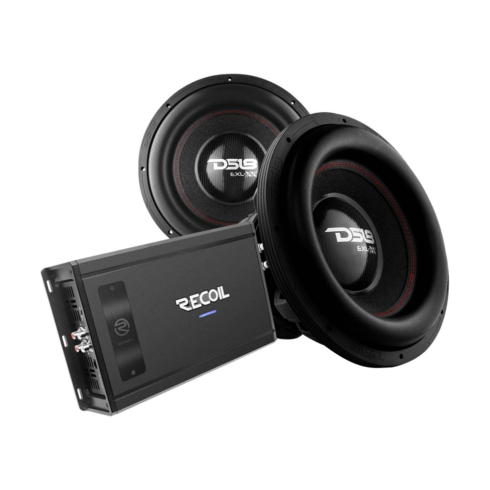 2-pakning DS18 EXL-XX15.4DHE med Recoil DII 5000.1, 2x15