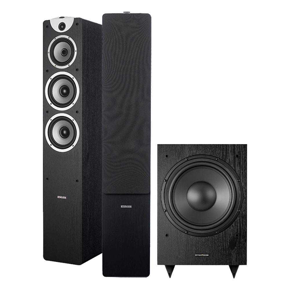 Dynavoice Magic F-7 & MW10 2.1 høyttalerpakke, svart