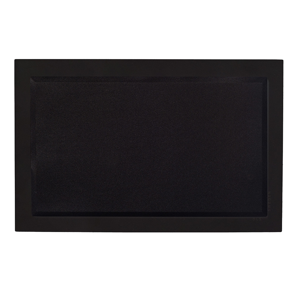 2-pakning DLS Flatsub 8.2 vegghengt aktiv subwoofer, matt svart