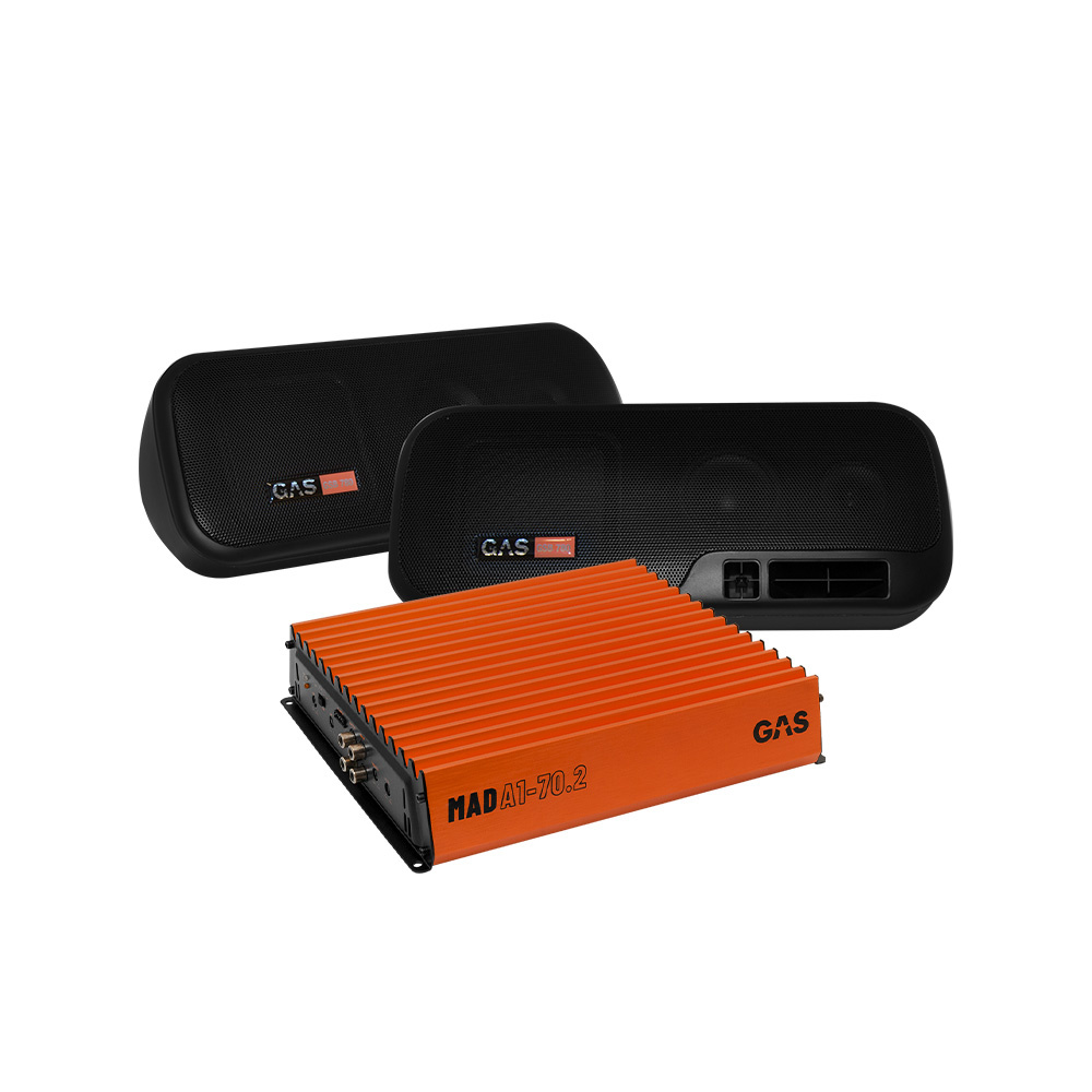 GAS GSB780 kassehøyttalere & MAD A1-70.2, høyttalerpakke