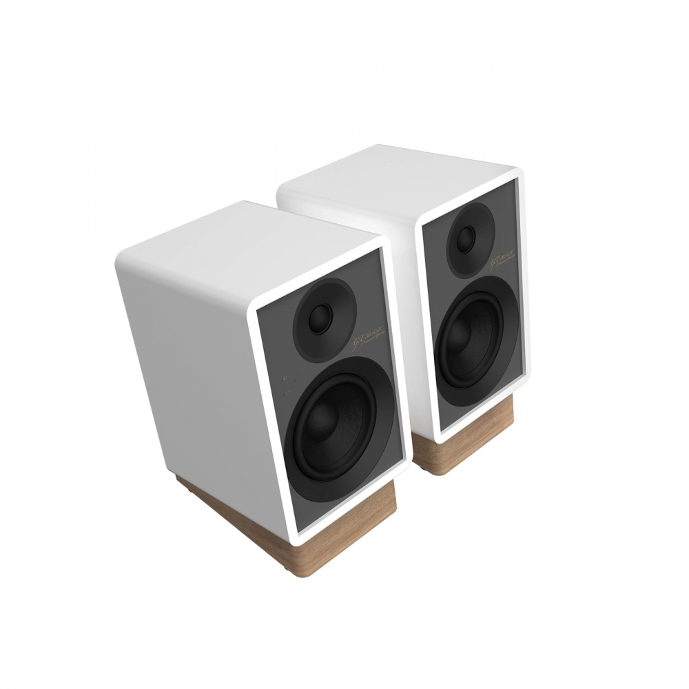 Onkyo GX-30ARC med Audio Pro SW-10, aktivt 2.1 stereopakke i hvitt