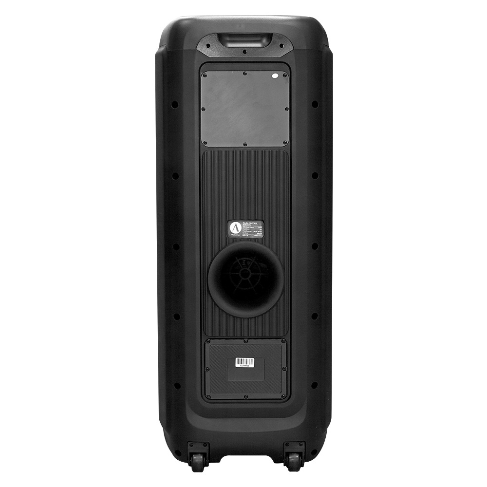 2-pakke Arcsound HAZE XXL, tung festhøyttaler med trådløs mikrofon og Bluetooth