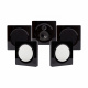 DLS Flatbox D-One On-Wall 5.0 högtalarpaket, svart