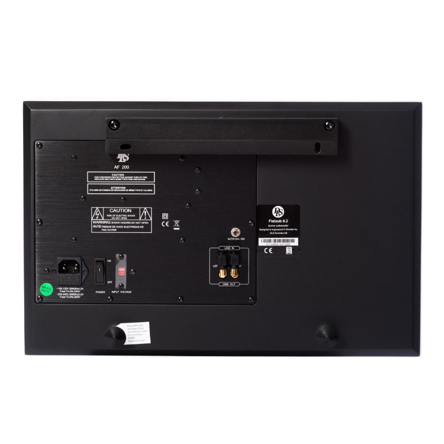 DLS Flatbox D-One & Flatsub 8.2 2.1 høyttalerpakke, pianosvart