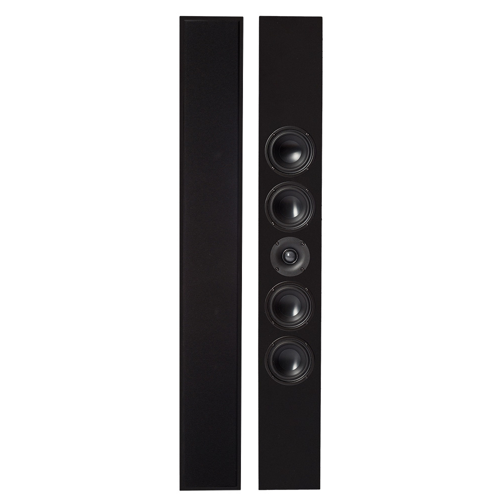 2-pakke DLS Flatbox Slim XL on-wall, matt svart