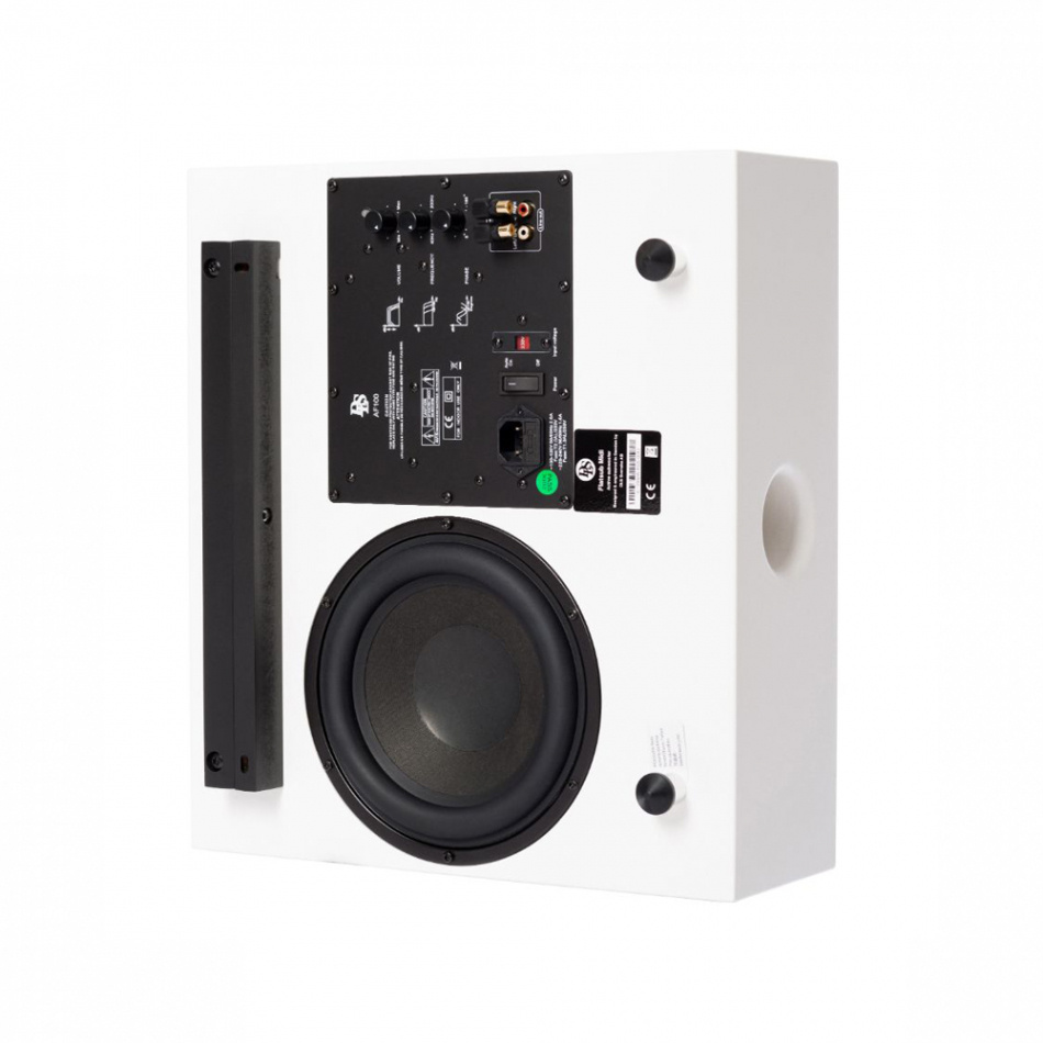 DLS Flatbox Mini On-Wall 2.1 høyttalerpakke, hvit