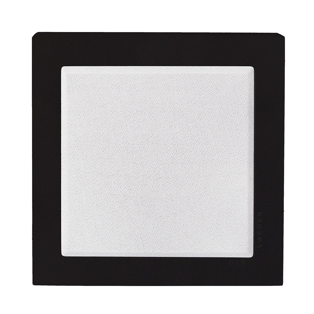 2-pakke DLS Flatbox Mini on-wall høyttalere, matt svart