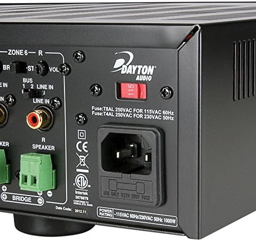 Dayton Audio MA1240 & 2 par System One IW690 innebygde høyttalere