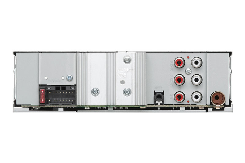 Kenwood KMM-BT309 & Bass Habit PLAY-høyttalere, bilstereopakke