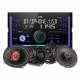 JVC KW-X850BT & Bass Habit Play-högtalare, bilstereopakke