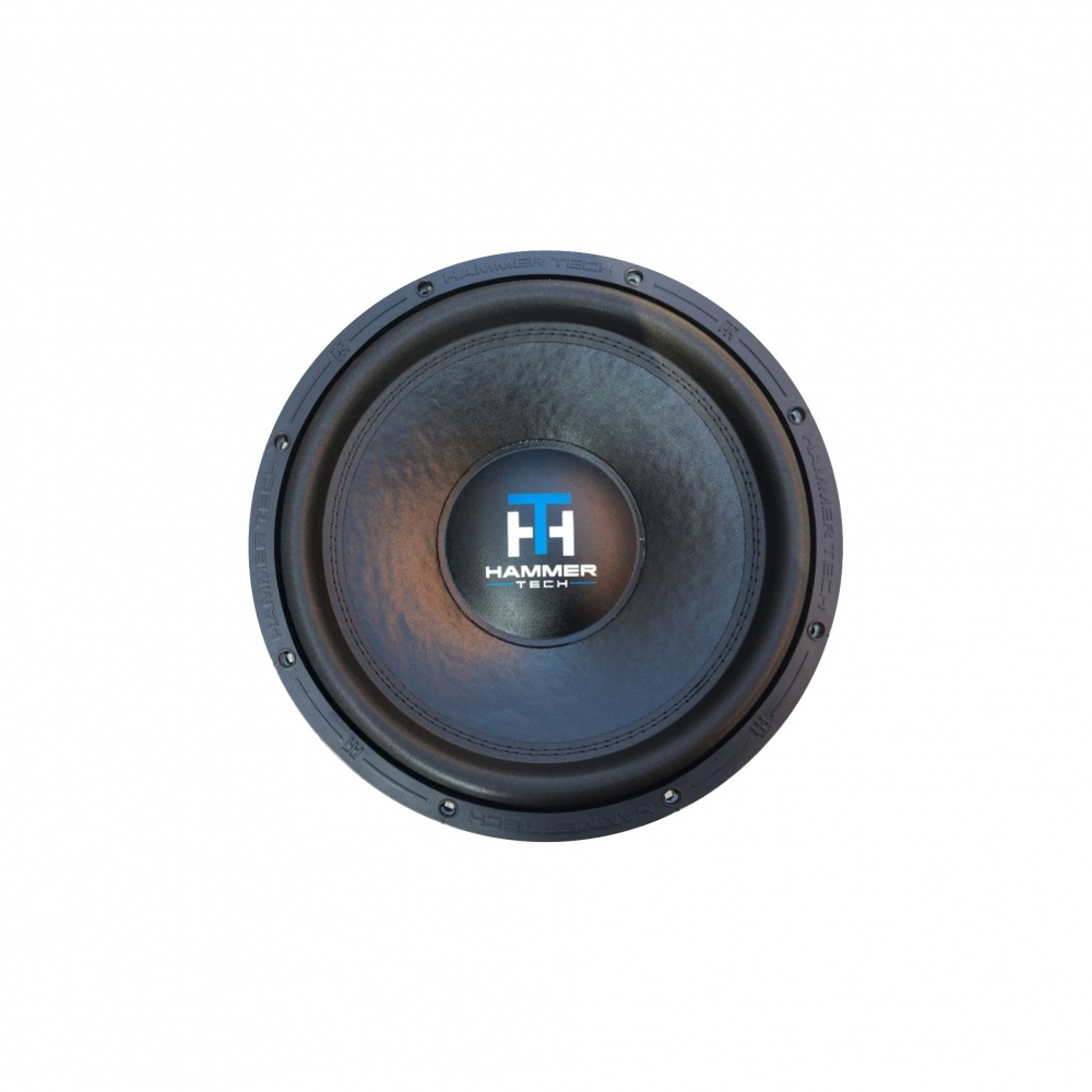 2x15 basspakke med Hammer Tech LCW15V2D4 i kasse med forsterker