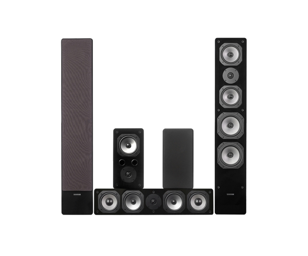 Dynavoice Challenger M-65 EX med senter og surround, 5.0 høyttalerpakke