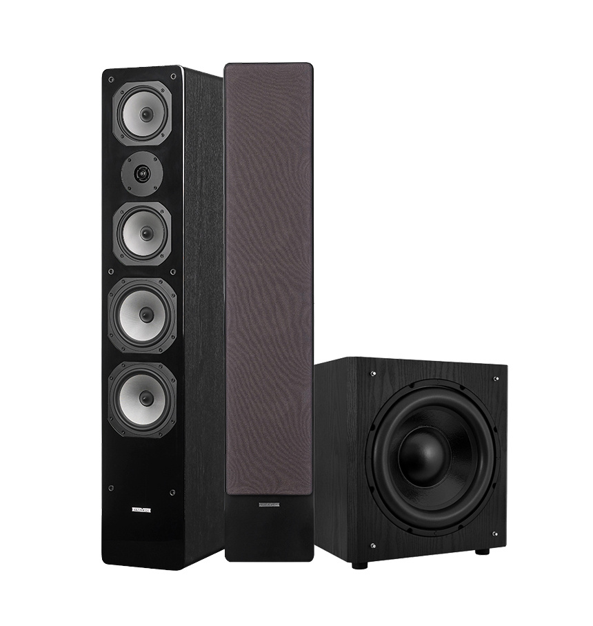 Dynavoice Challenger M-65 & W120 2.1 høyttalerpakke, svart