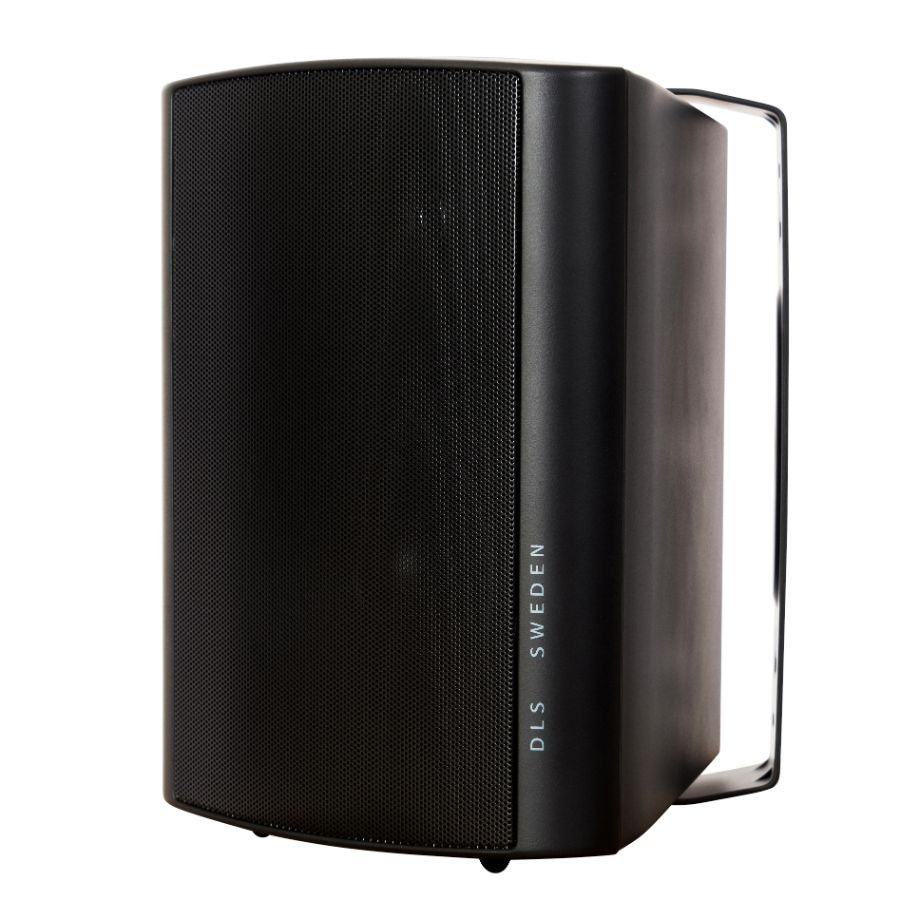 Dayton Audio MA1240 & 2 par DLS MB5i svarte utendørshøyttalere